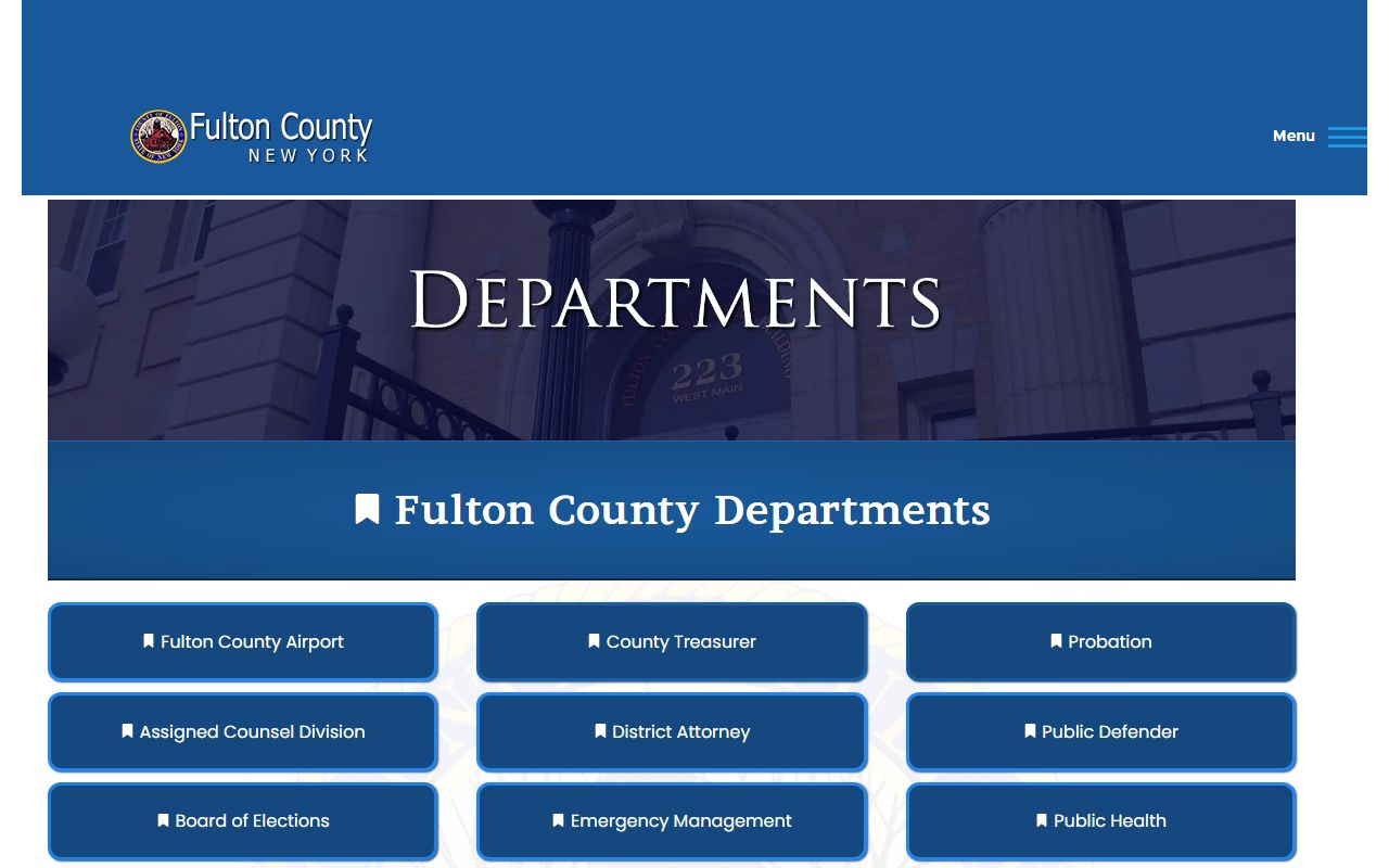 Fulton County departments providing traffic ticket records and court services