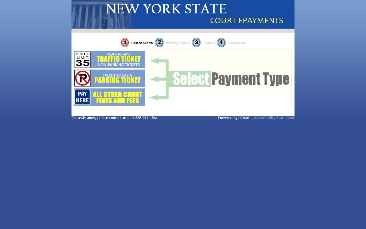 White Plains and Greenburgh Town Court online payment portal for traffic ticket records